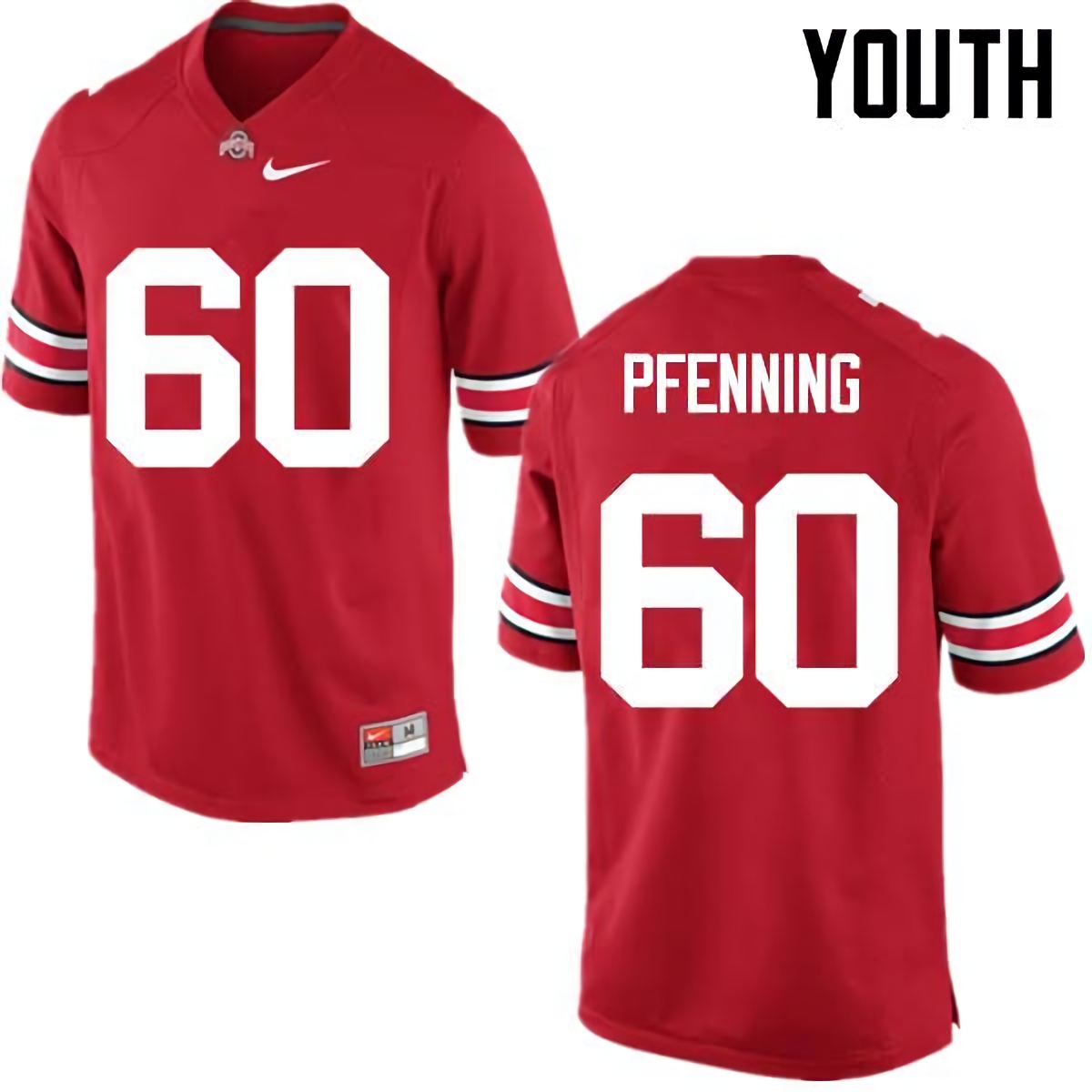 Blake Pfenning Ohio State Buckeyes Youth NCAA #60 Nike Red College Stitched Football Jersey QRY8356IS